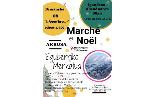 Marché de Noël : Eguberriko merkatua