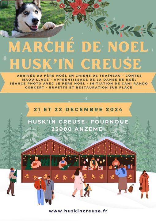 Marché de Noël - Husk'in Creuse