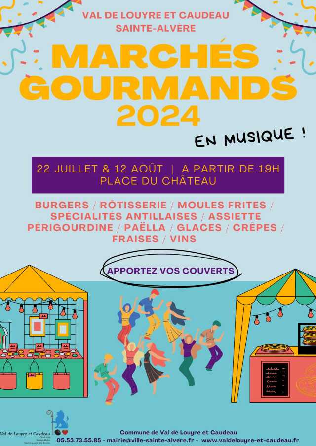Marché gourmand à Sainte-Alvère - 12.08.2024