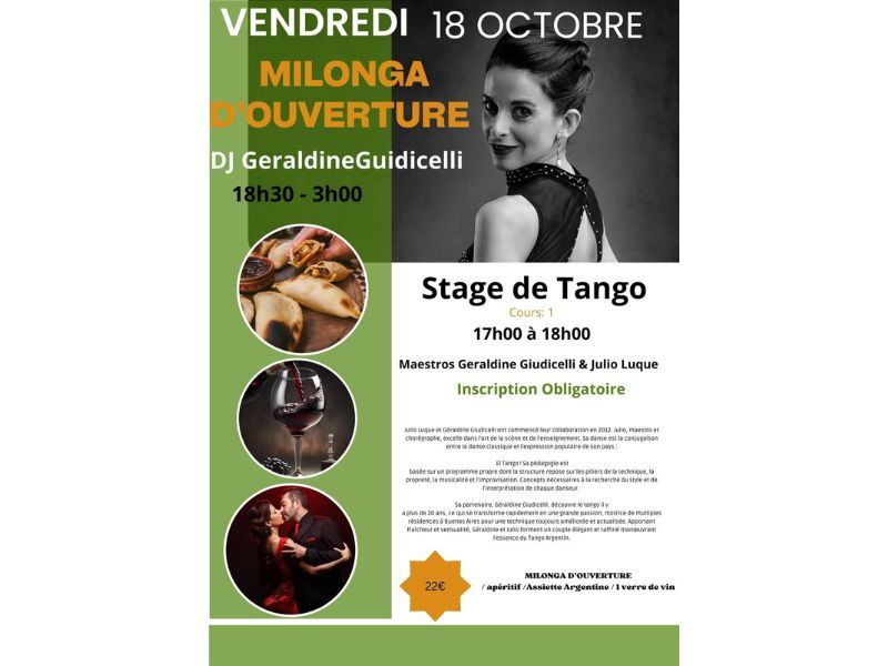 Stage de Tango à Bourg