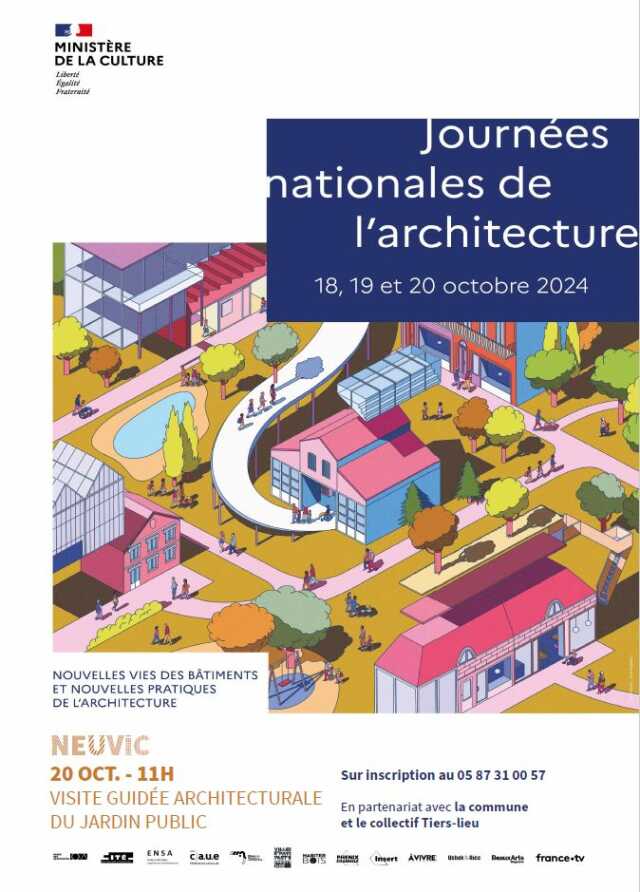 Visite guidée architecturale jardin public