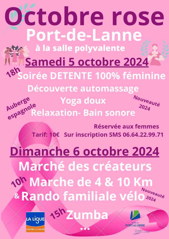 Octobre rose à Port-de-Lanne