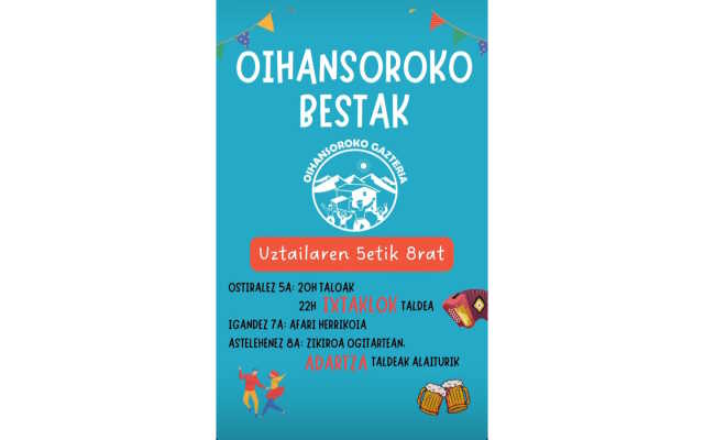 Fêtes du quartier Oihansoro : taloak et concert Ixtaklok