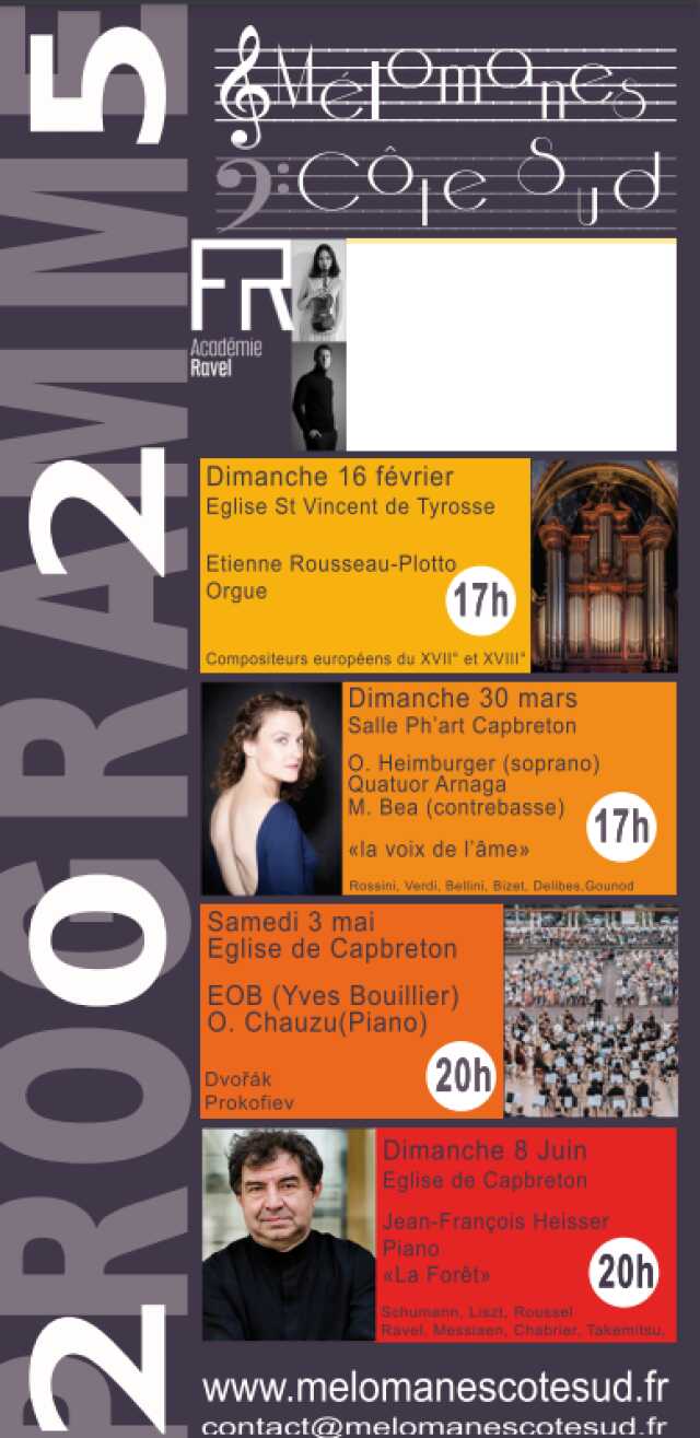 Concert Etienne Rousseau-Plotto - Orgue