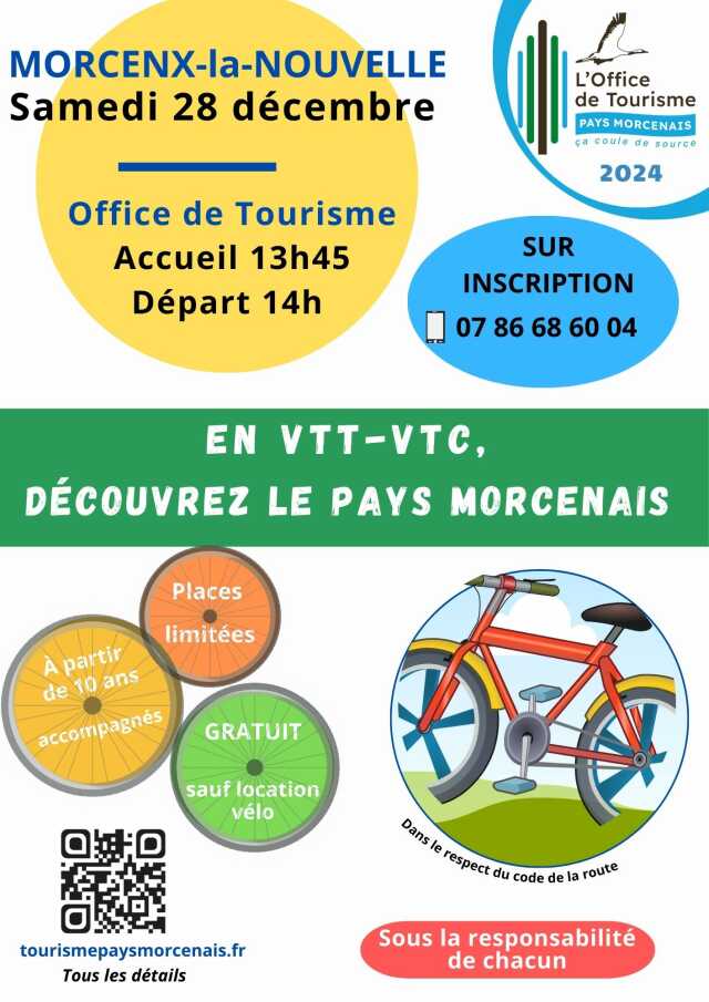 En VTT-VTC, découvrez le Pays Morcenais