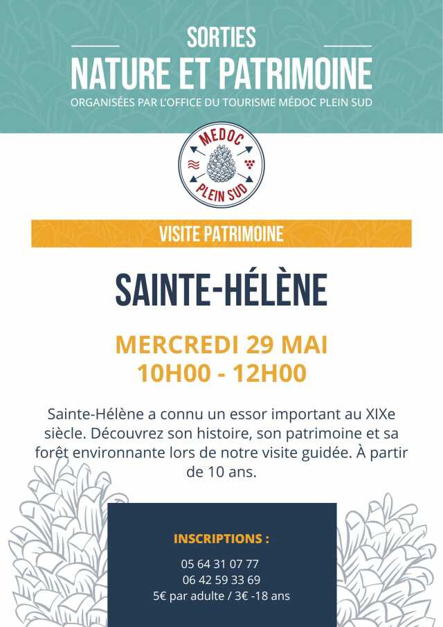 Découverte de l'histoire et le patrimoine de la ville de Sainte-Hélène