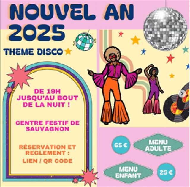 Nouvel an, soirée disco