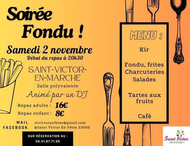 Soirée fondu