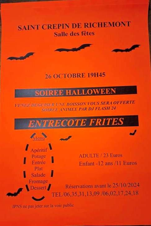 Soirée Halloween