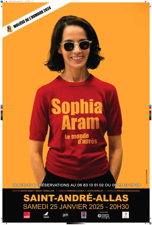 Spectacle : Sophia Aram, Le monde d'après.