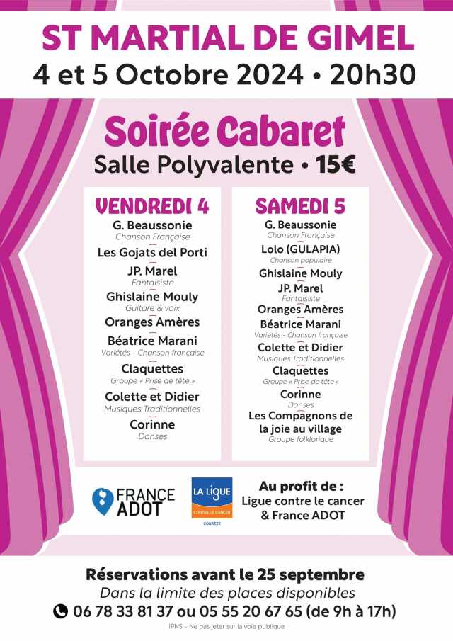 Soirée Cabaret