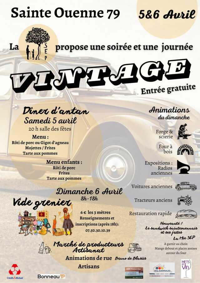 SEP : Soirée et journée Vintage