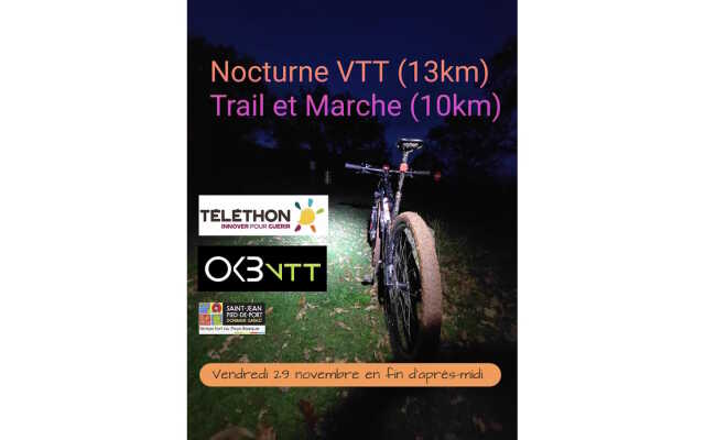 Téléthon : nocturne VTT,  trail et marche à l'Arradoi