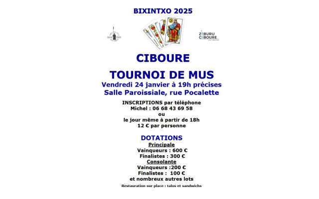 Bixintxo : tournoi de mus