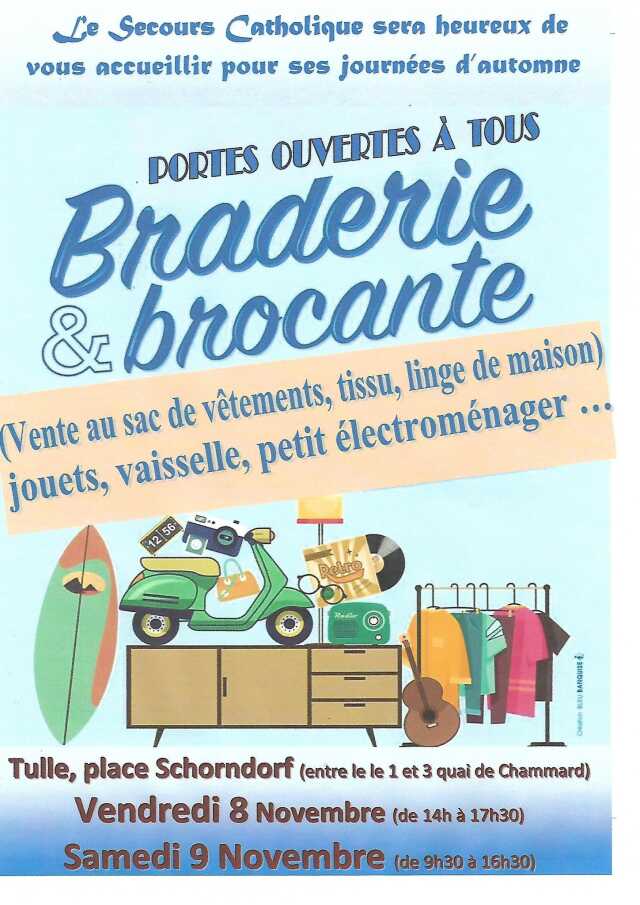 Secours catholique : Braderie et Brocante