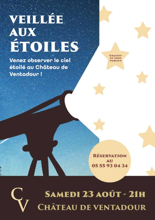 Veillée aux étoiles au château de Ventadour