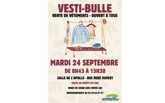 Vesti-bulle : Vente de vêtements