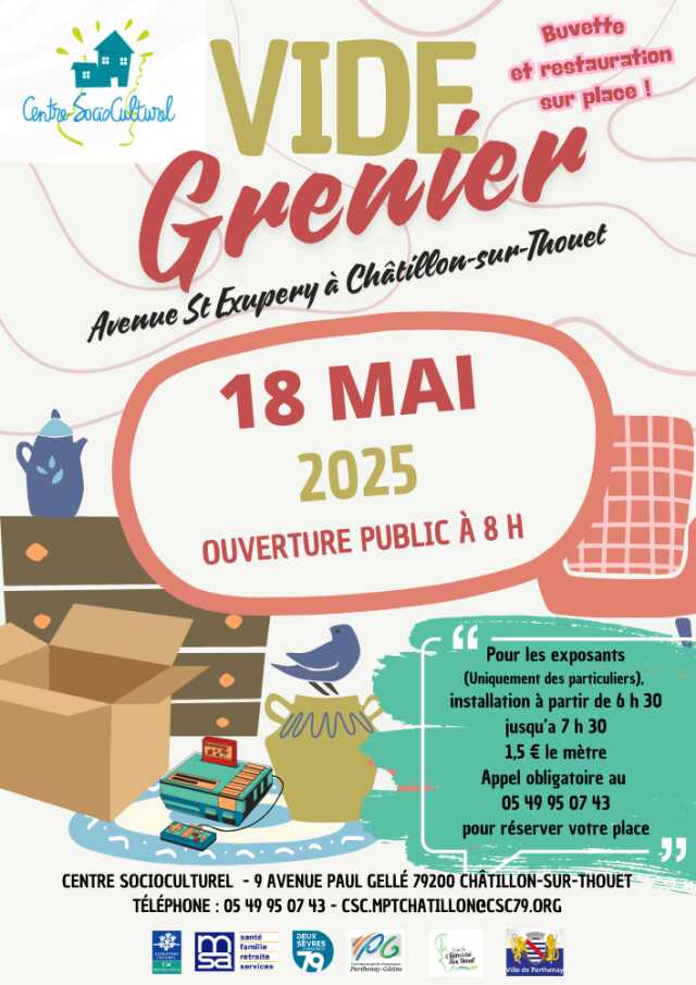 Vide-grenier à Châtillon