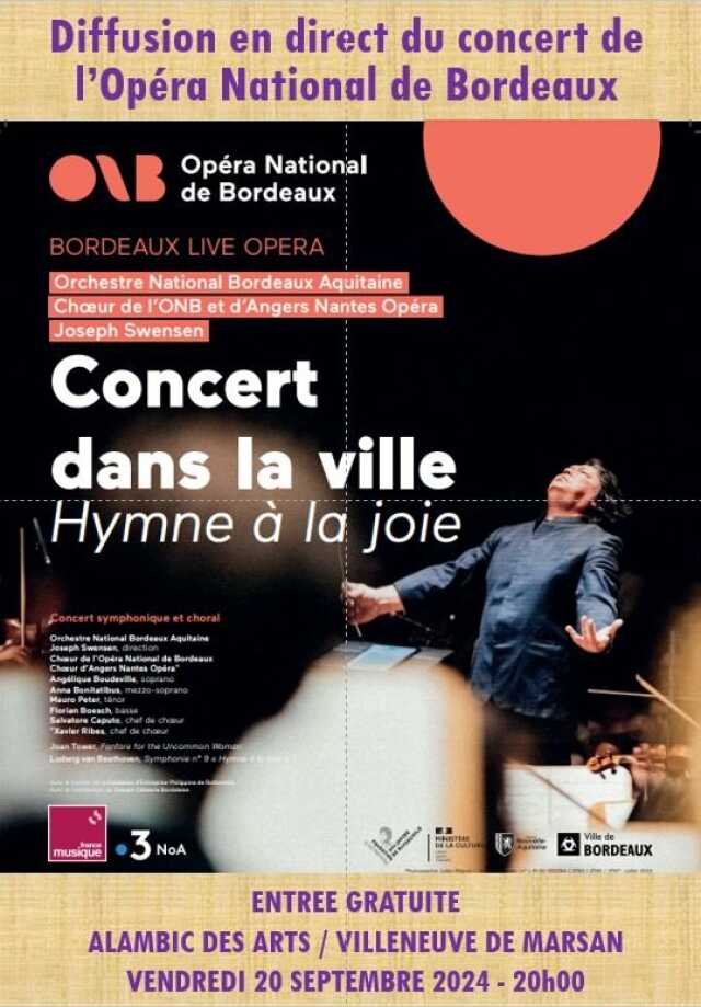 Concert dans la ville : Hymne à la joie