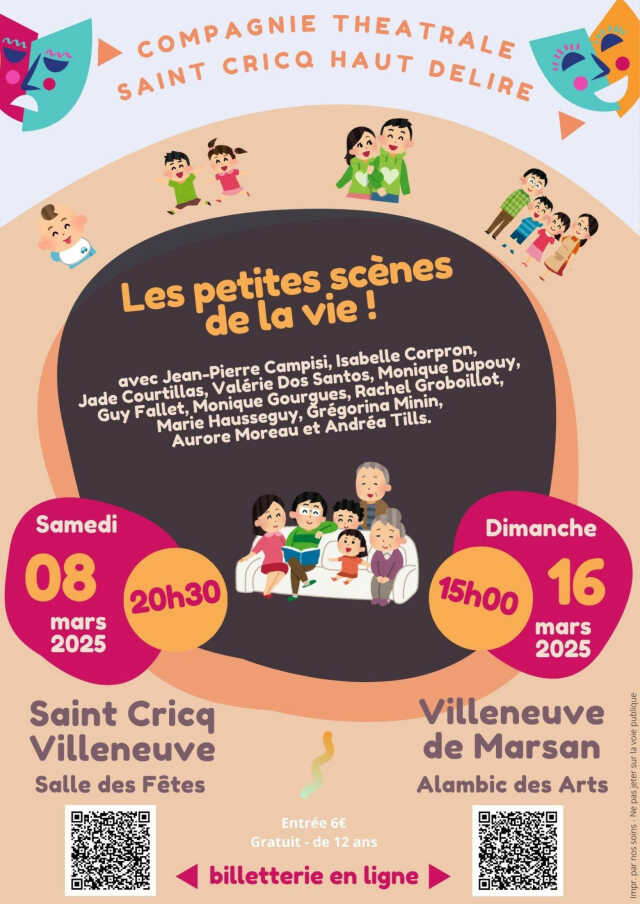 Théâtre : Les petites scènes de la vie !