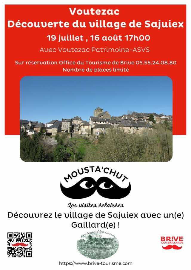 Mousta'chut: visite éclairée du village de Sajueix