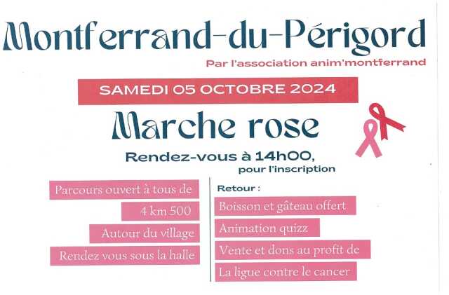 Octobre rose | marche rose