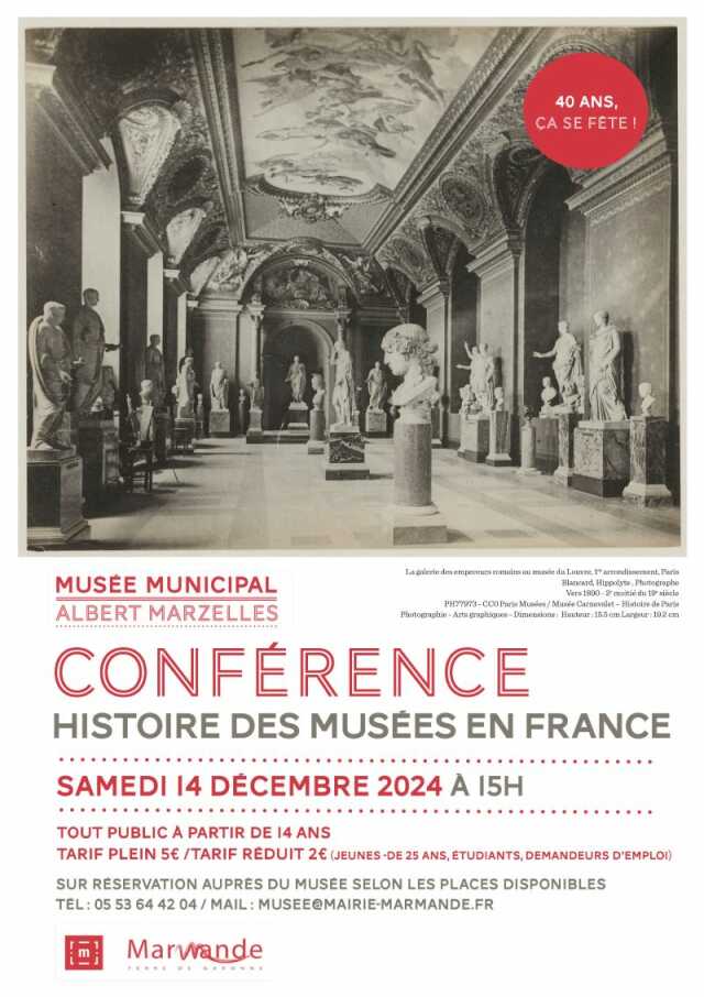 Conférence - Histoire des Musées en France