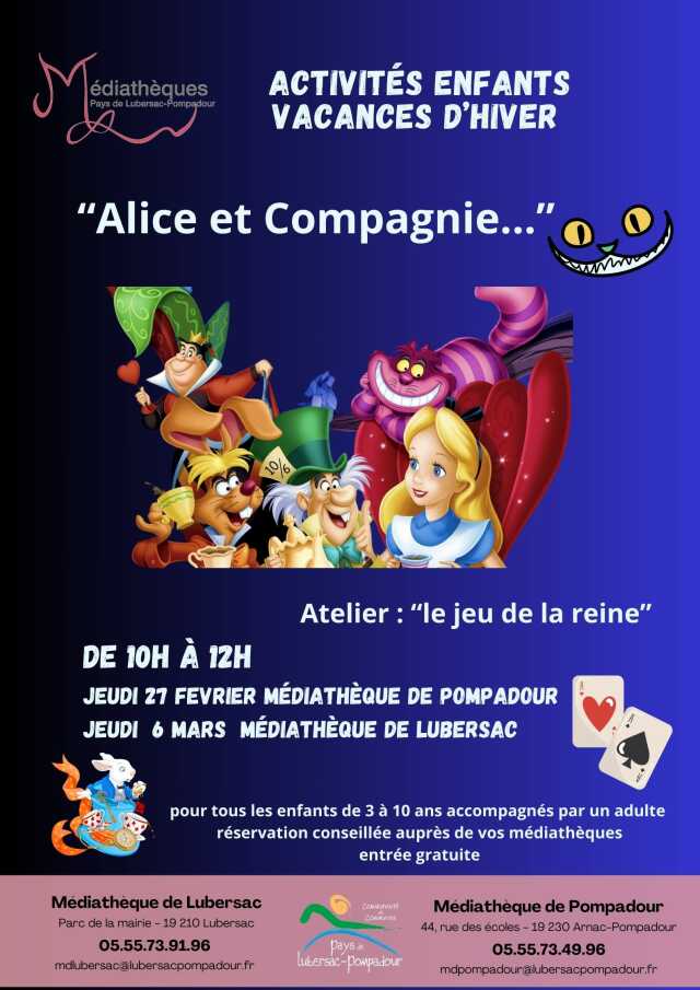 Animation jeunesse : Alice et Compagnie...