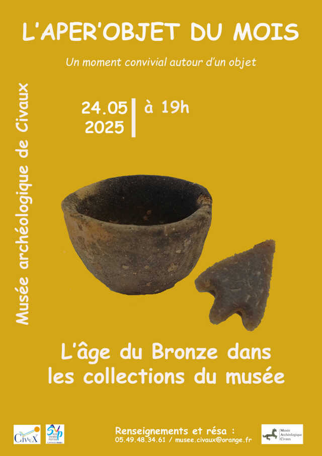 Apér'objet du mois : l'âge du Bronze dans les collections du musée de Civaux