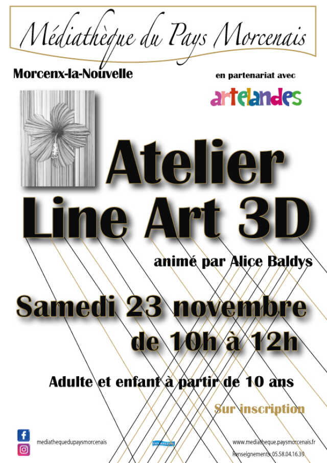 Atelier Line Art 3D