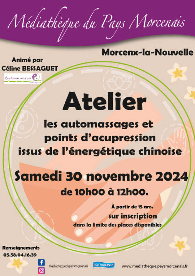 Atelier Les automassages et les points d'acupression