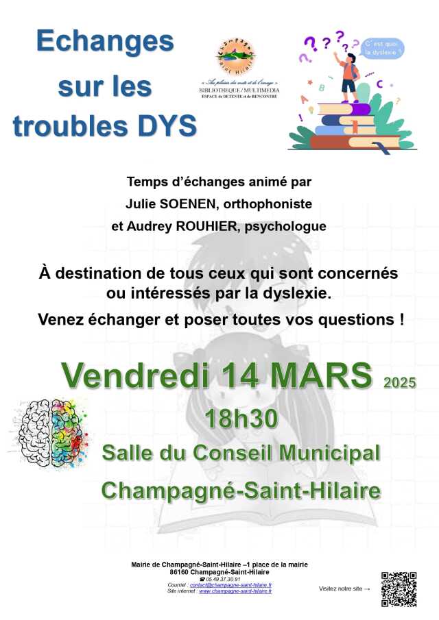 Echanges sur les troubles DYS