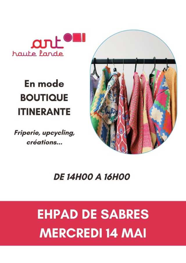Boutique itinérante à SABRES