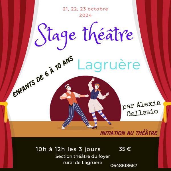 Stage de Théâtre pour enfants