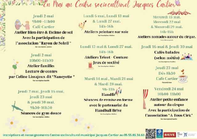 Atelier Tricot-Couture Jeux de société (Centre municipal socioculturel Jacques Cartier)