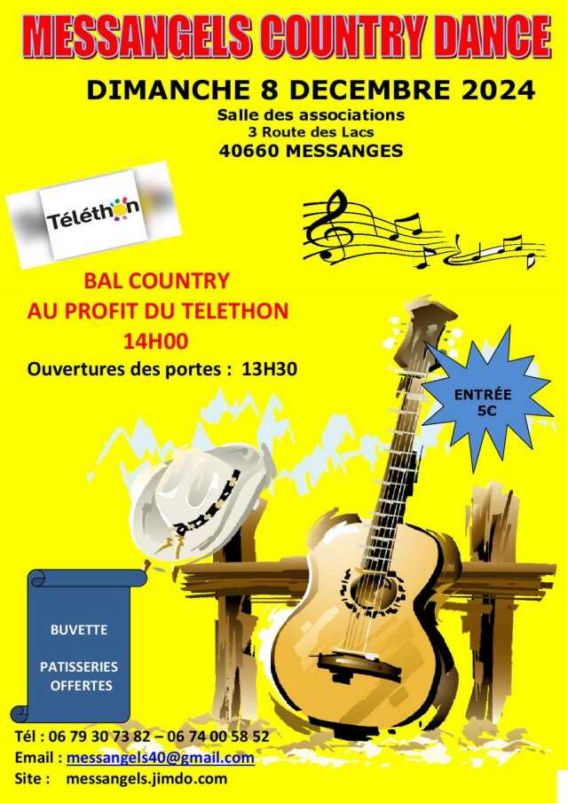 Bal Country au profit du Téléthon