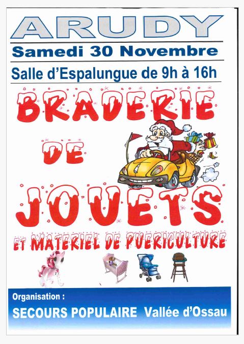 Braderie de jouets et matériel de puériculture