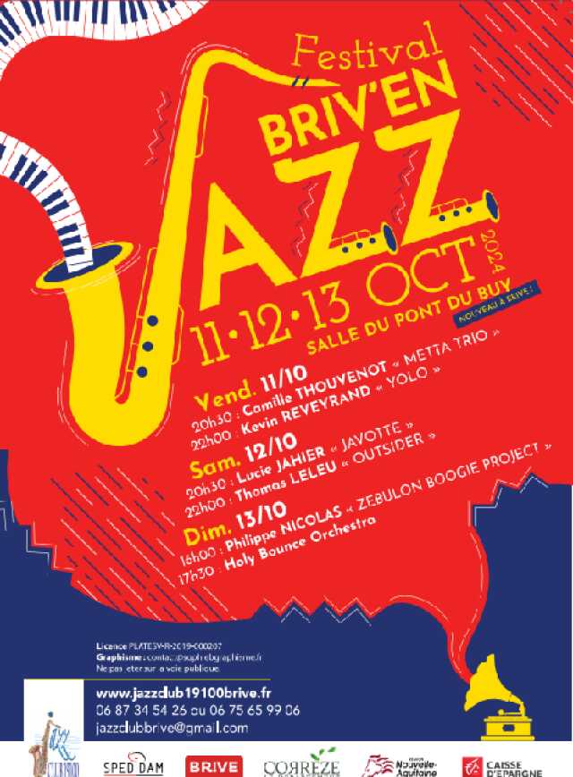 Festival Briv'en jazz (Jazz club 19100) (Salle du Pont du Buy)