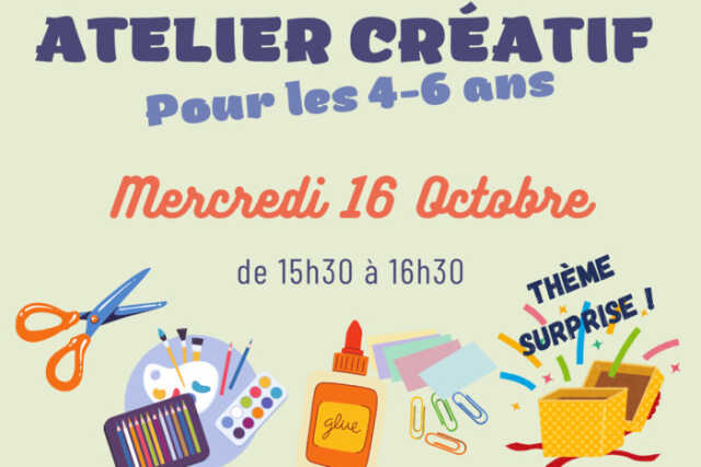 Atelier créatif : Thème surprise !