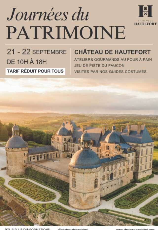 Journées du patrimoine château de hautefort