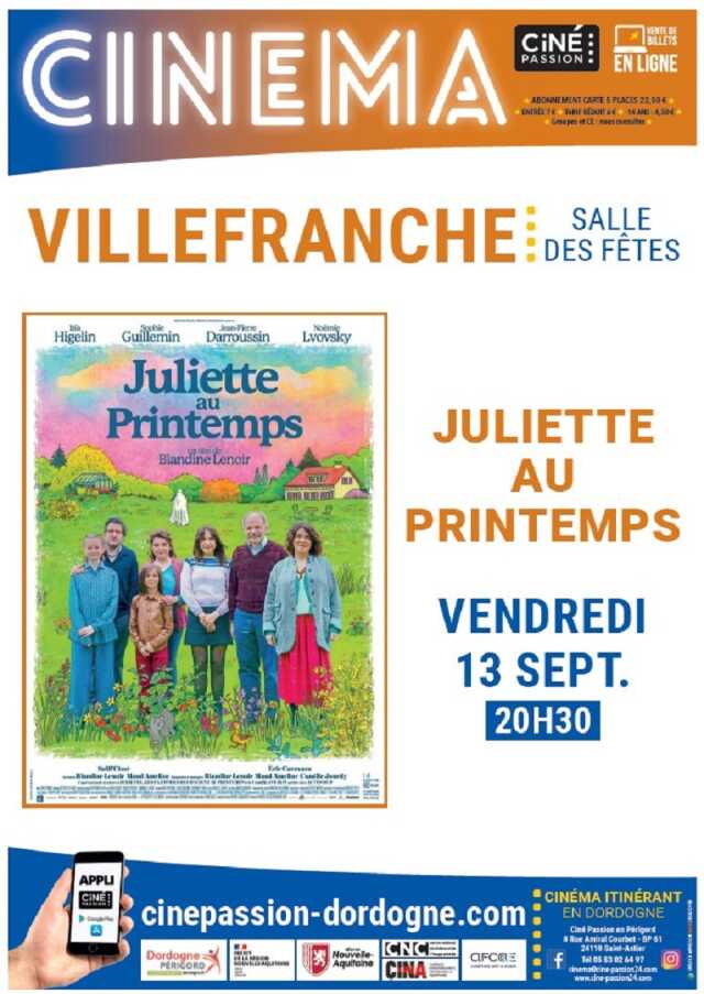 Ciné passion : Juliette au Printemps