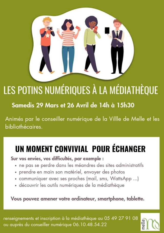 Les potins numériques à la médiathèque