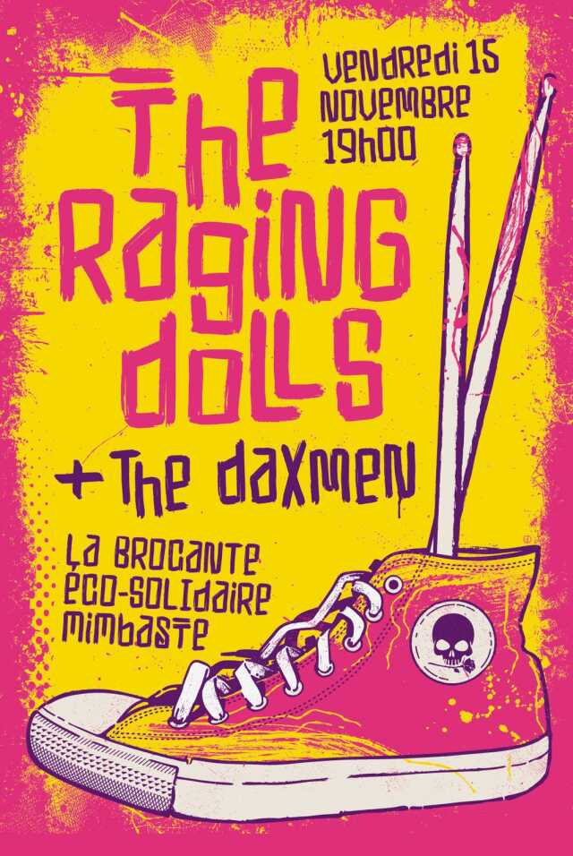 Concert The Raging Doll (rock)+ The Daxmen (blues rock)