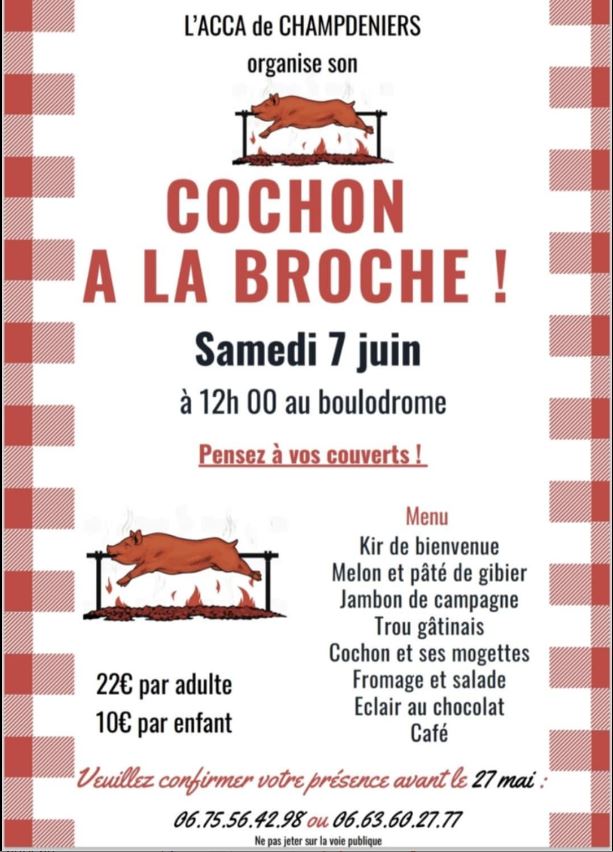 Cochon à la broche