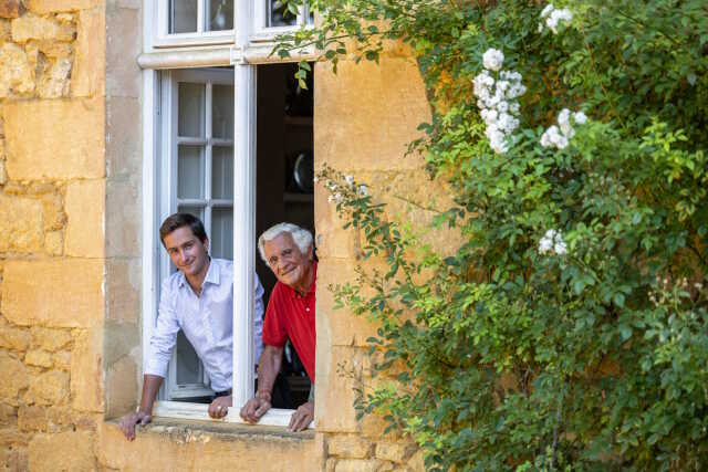 Rencontre avec le propriétaire au Manoir d'Eyrignac