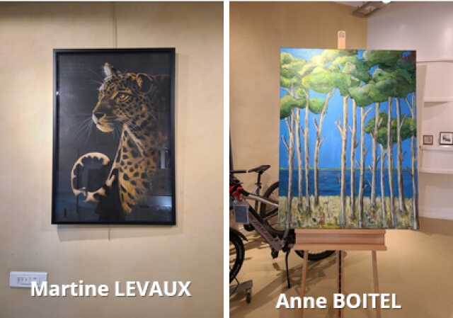 Peintures de Martine LEVAUX & d’Anne BOITEL