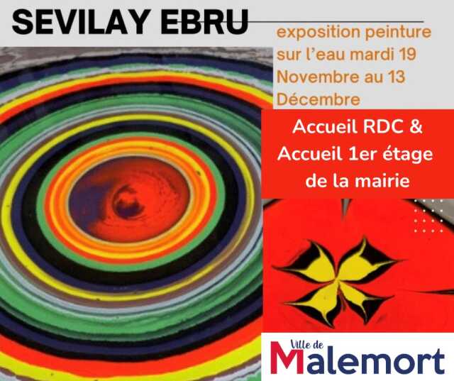 Exposition de peinture sur l’eau : l'ebru