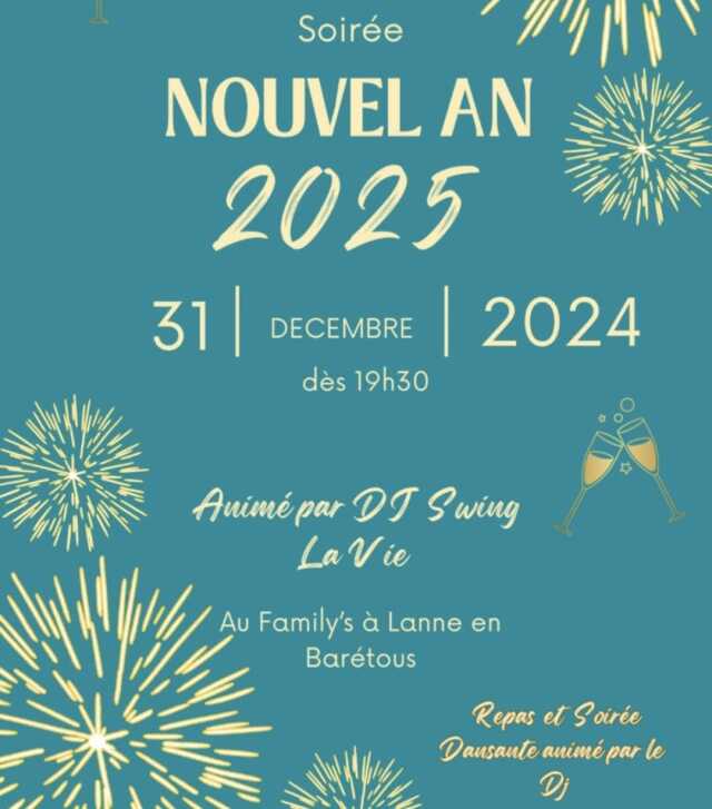 Soirée nouvel an 2025