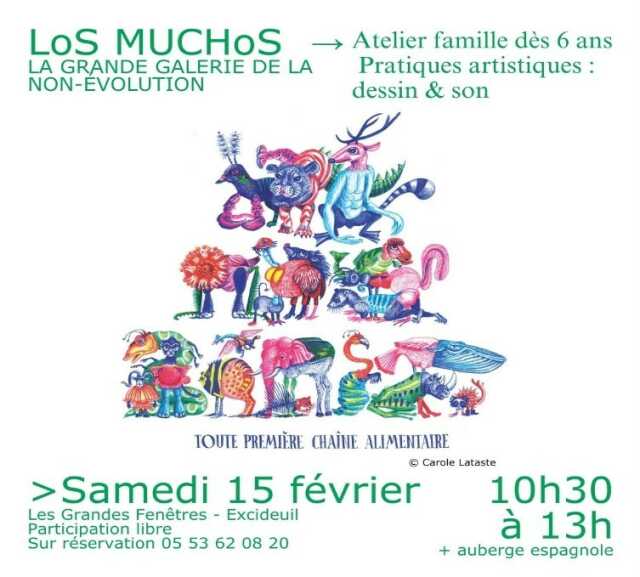 Los Muchos - atelier artistique famille