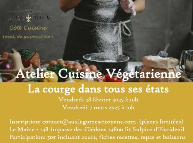 Atelier cuisine végétarienne